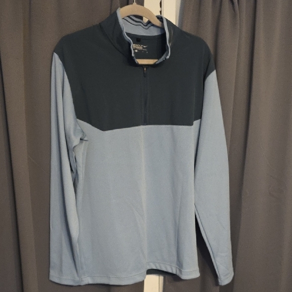 Nike Other - Nike Golf Tour Performance Mens Two-Tone Gray 1/4 Zip Pullover Jacket Sz L EUC